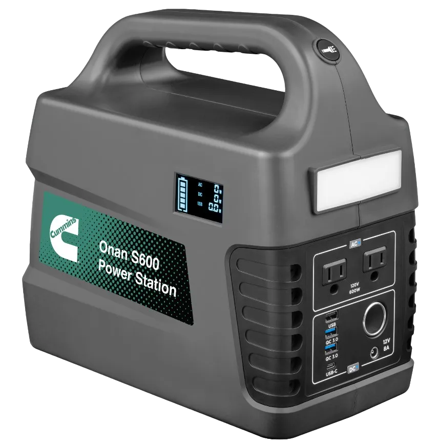 Cummins Onan A067W049 PS600 600W/1200W 592Wh Portable Power Station New