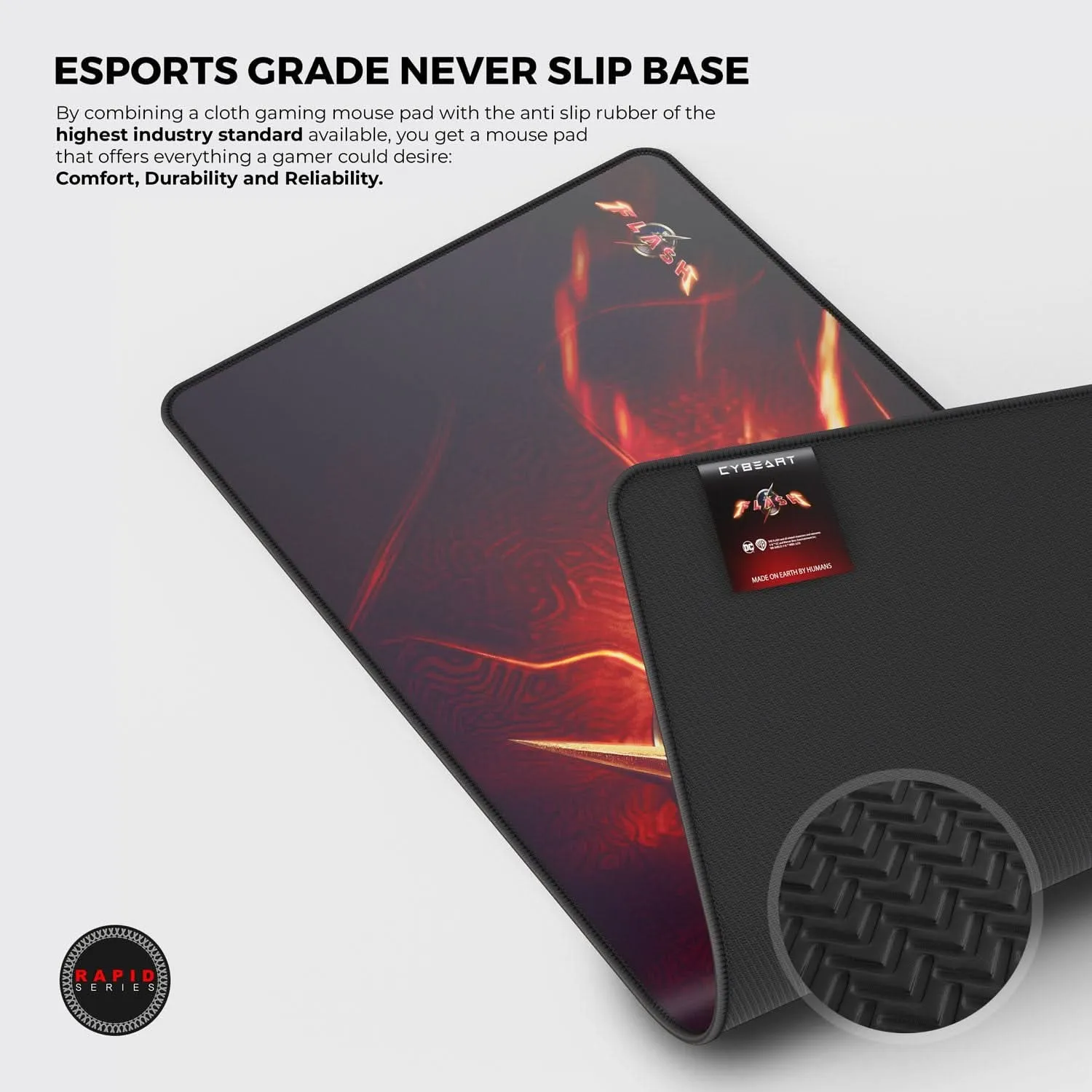 CYBEART THE FLASH GAMING MOUSE PAD RAPID SERIES 450 MM (L)