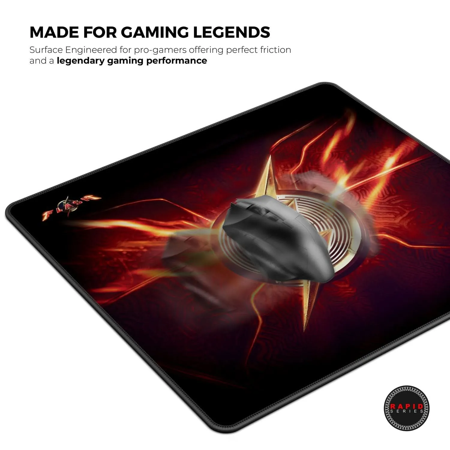 CYBEART THE FLASH GAMING MOUSE PAD RAPID SERIES 450 MM (L)