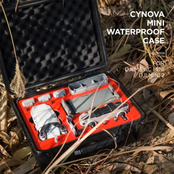 CYNOVA Waterproof Hard Case for DJI Mini/ Mini 2/ Mini SE