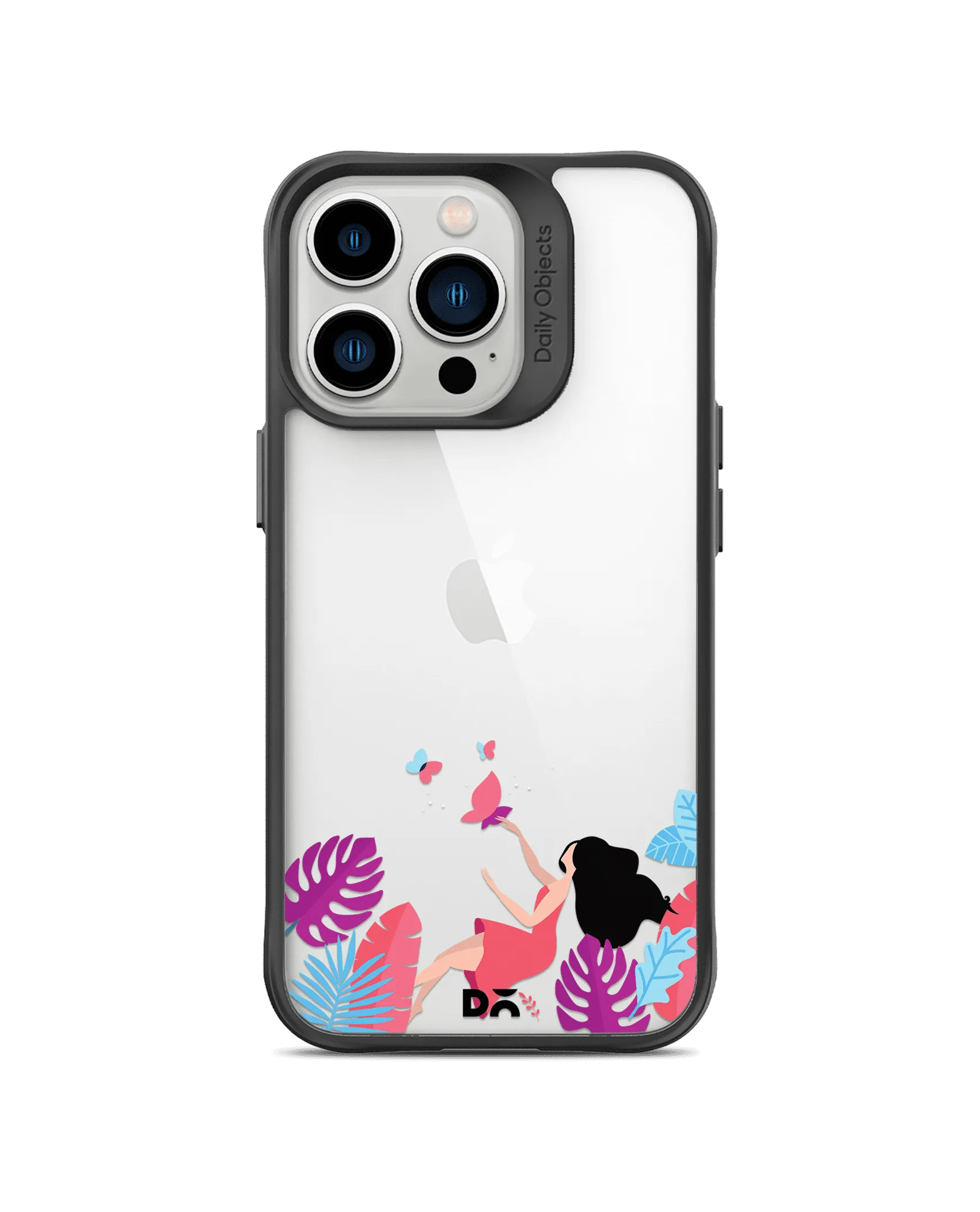 DailyObjects Chasing Dreams Black Hybrid Clear Case Cover For iPhone 13 Pro Max