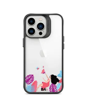 DailyObjects Chasing Dreams Black Hybrid Clear Case Cover For iPhone 13 Pro Max