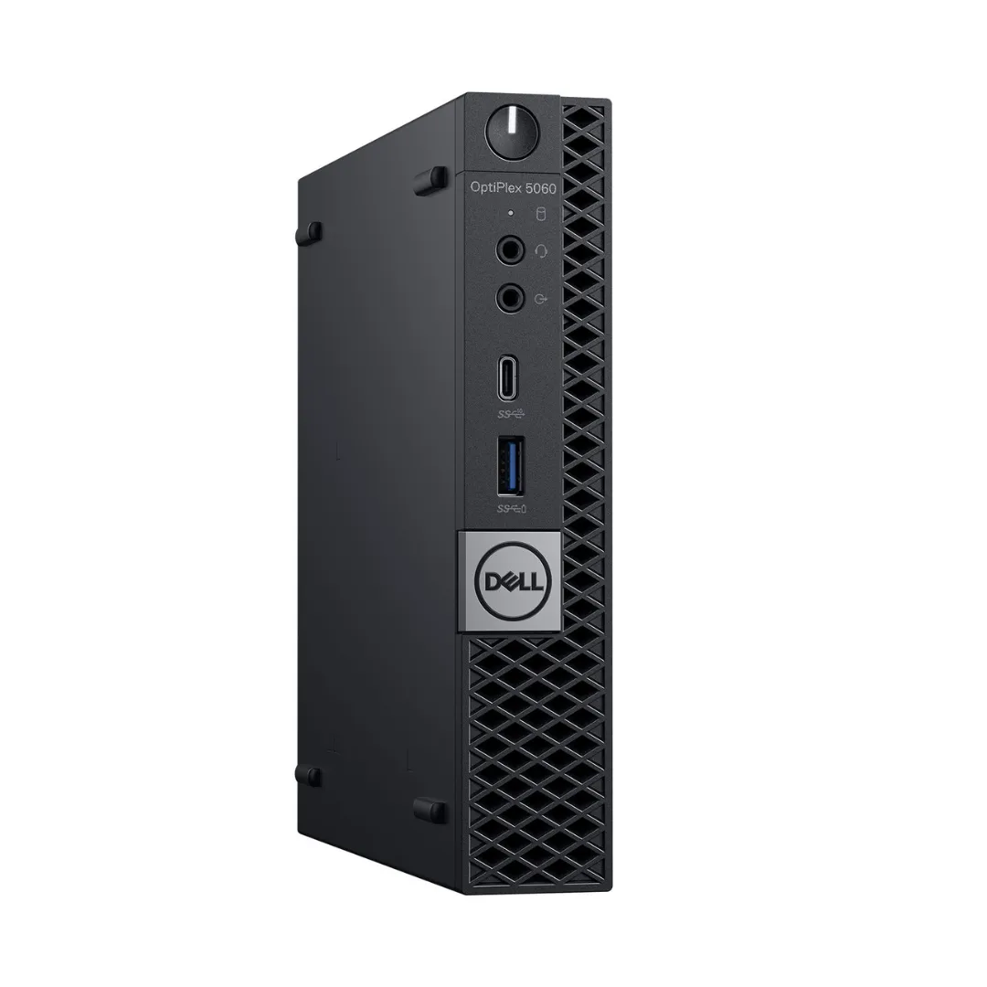 Dell OptiPlex 5060, Micro Desktop, Intel Core i5-8400T, 1.70GHz, 16GB RAM, 256GB NVMe, Windows 11 Pro - Grade A Refurbished - EE