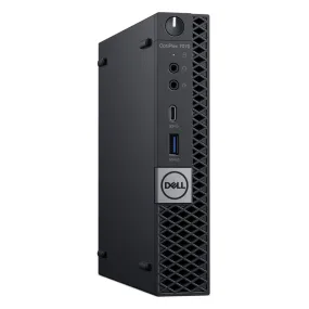 Dell OptiPlex 7070, Micro Desktop, Intel Core i7-9700T, 2.0GHz, 8GB RAM, 256GB SSD, Windows 10 Pro - Grade A Refurbished