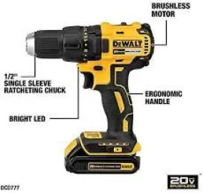 DEWALT 20V MAX* Drill / Driver Kit (DCD777C2)