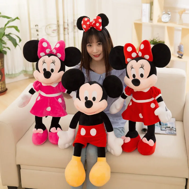 Disney Classic Mickey Minnie Plush Toy Doll Mickey Mouse Animal Doll Toy