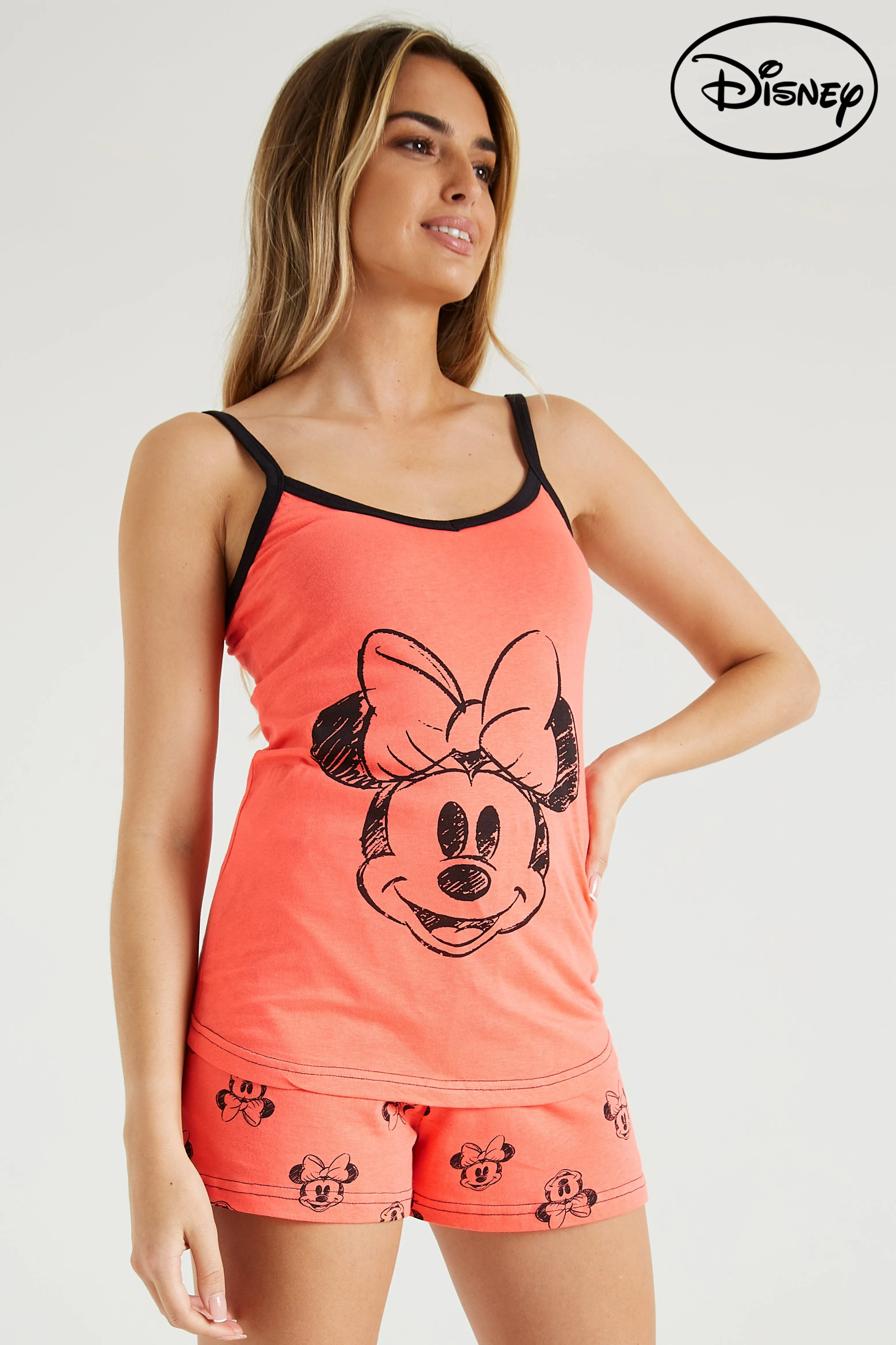 Disney Minnie Mouse Shorts Pyjamas Set for Women & Teenage Girls