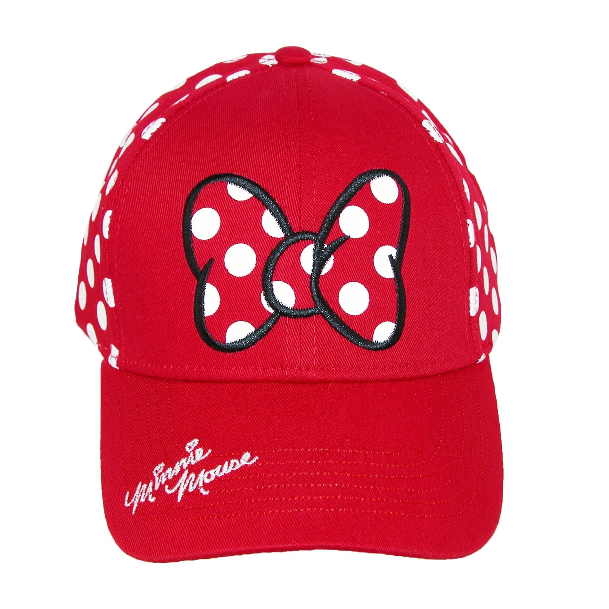 Disney Women's Minnie Mouse Polka Dots Baseball Hat