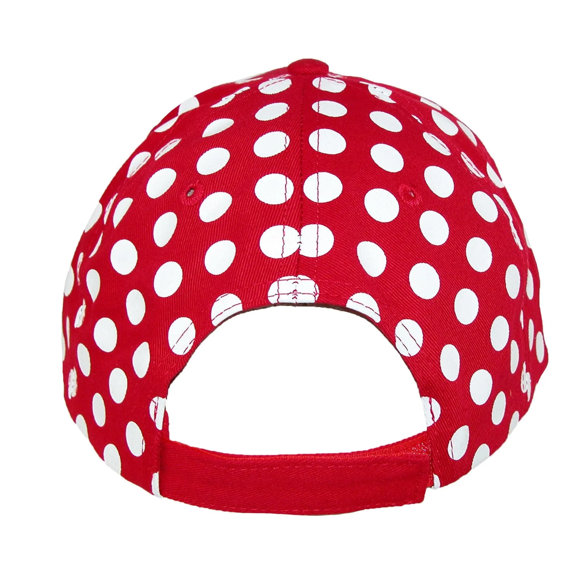 Disney Women's Minnie Mouse Polka Dots Baseball Hat