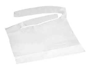 Disposable Plastic Bibs with Crumb Catcher