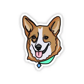 Dog Sticker - Corgi