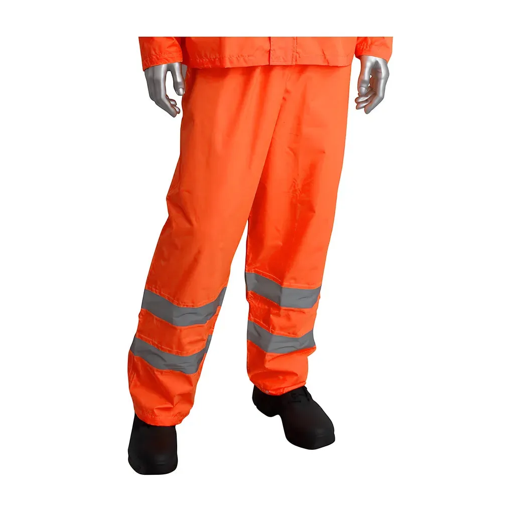 Falcon 353-1000OR-L/XL ANSI Type R Class 3 Two-Piece Value Rainsuit Set