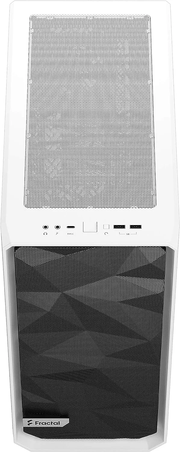 Fractal Design Meshify 2 Compact Clear White Tempered Glass ATX Case FD-C-MES2C-05