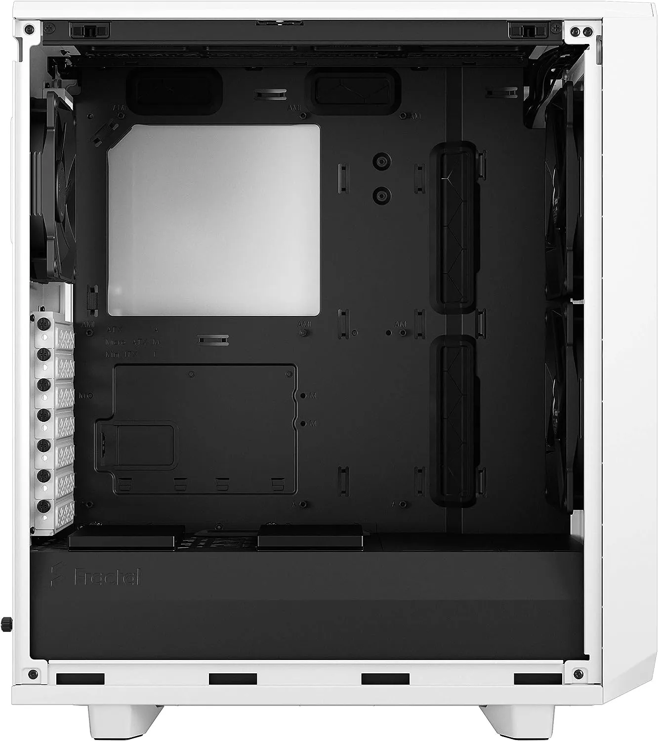 Fractal Design Meshify 2 Compact Clear White Tempered Glass ATX Case FD-C-MES2C-05