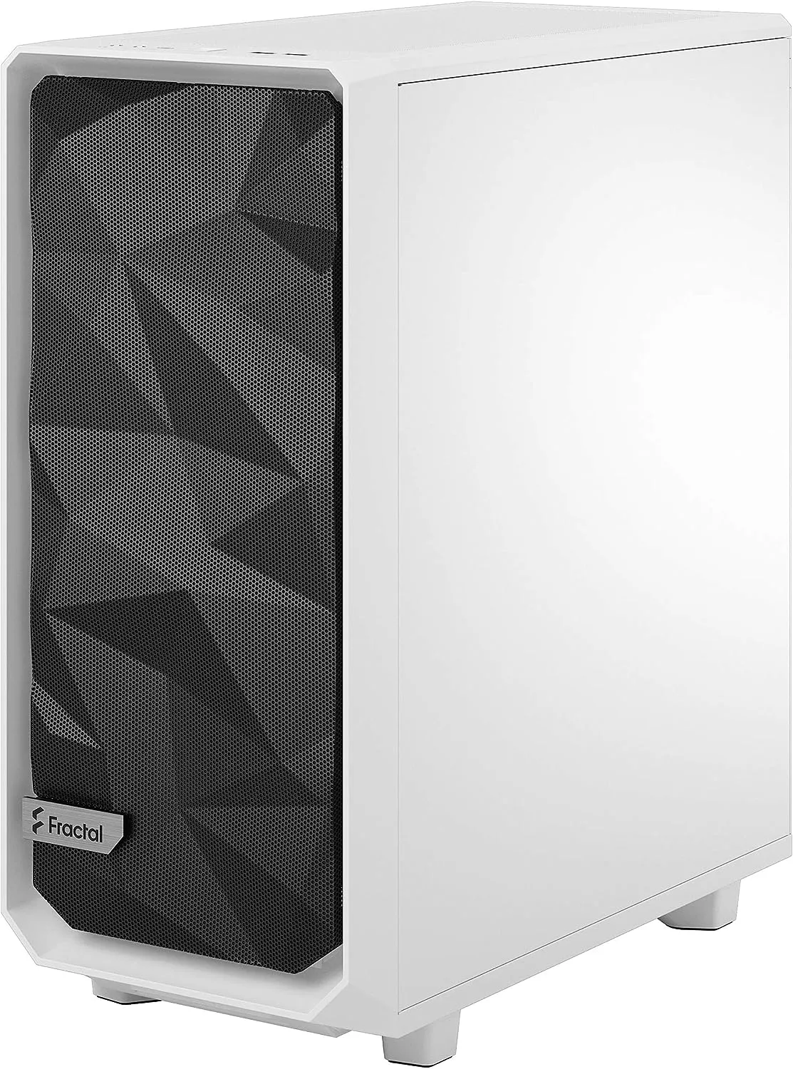 Fractal Design Meshify 2 Compact Clear White Tempered Glass ATX Case FD-C-MES2C-05