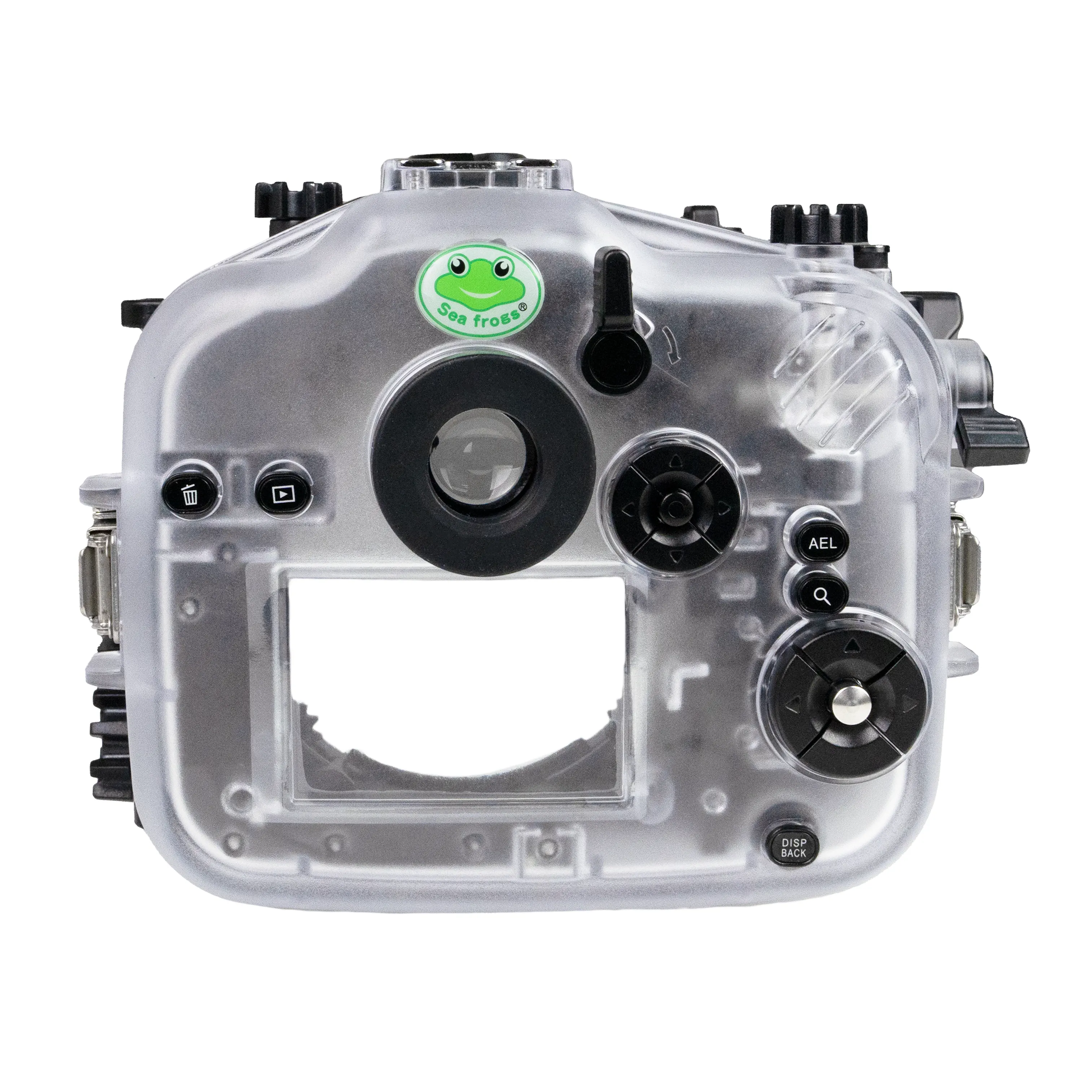 Fujifilm X-H2/X-H2S 40M/130FT Underwater camera housing with glass 6" Flat Port. XF 16-80mm