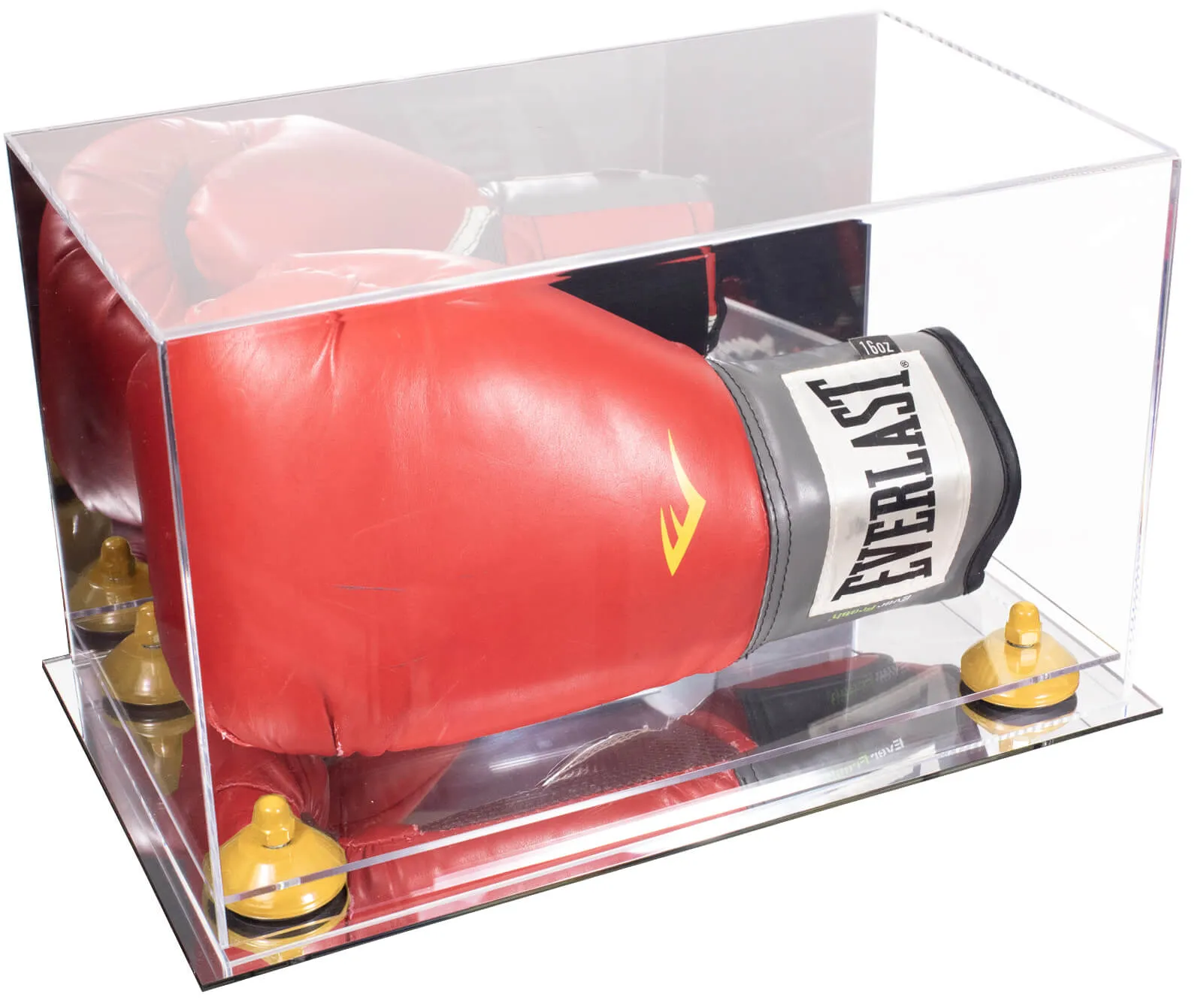 Full-Size Boxing Glove Display Case Horizontal - Mirror (A011/V16)