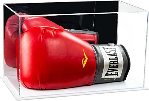 Full-Size Boxing Glove Display Case Horizontal - Mirror (A011/V16)