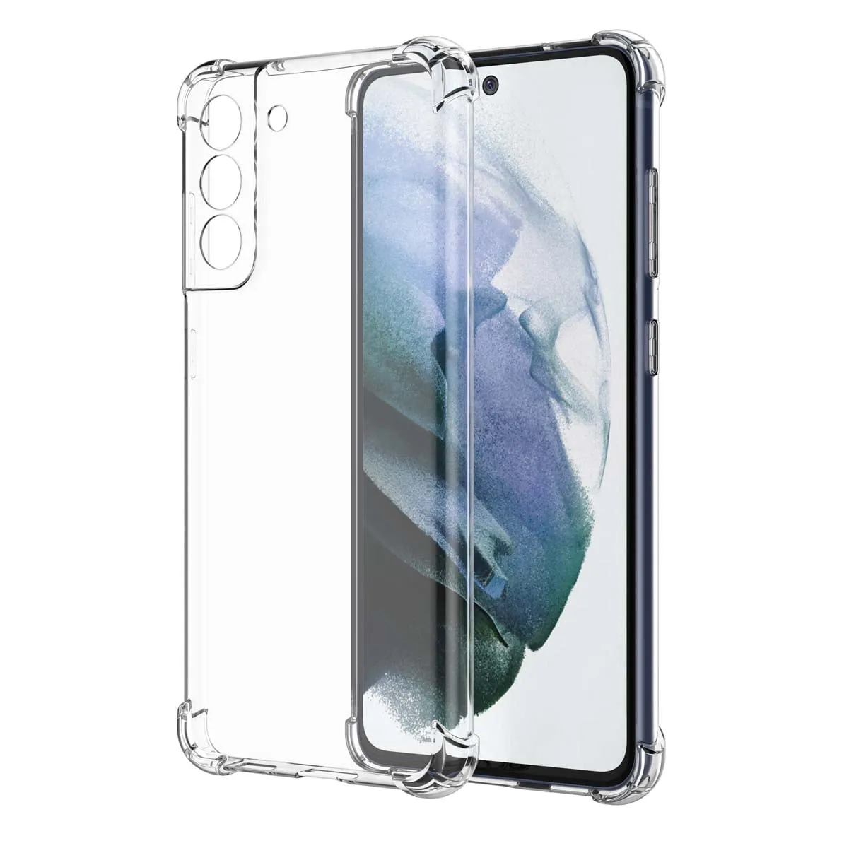 Galaxy A11 A12 A32 A42 S20 FE 5G S9 S21 S21  S21 FE 5G Note 9 20 Ultra Case, Samsung Galaxy Clear Phone Cases, Crystal Transparent Clear Flexible Shock Absorption Bumper Soft TPU Cover