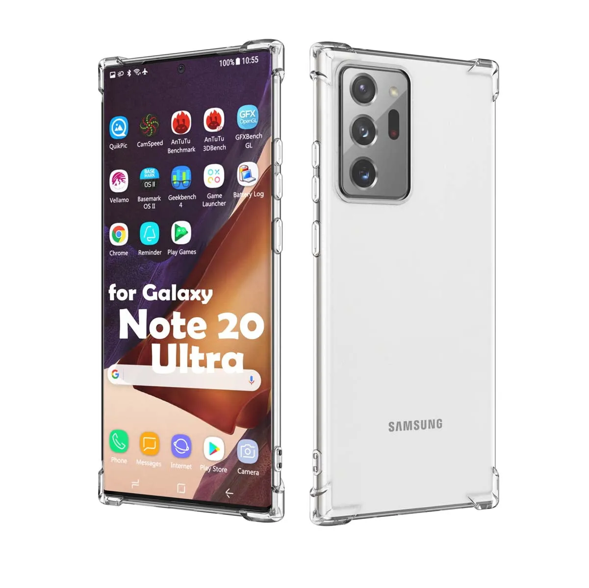 Galaxy A11 A12 A32 A42 S20 FE 5G S9 S21 S21  S21 FE 5G Note 9 20 Ultra Case, Samsung Galaxy Clear Phone Cases, Crystal Transparent Clear Flexible Shock Absorption Bumper Soft TPU Cover