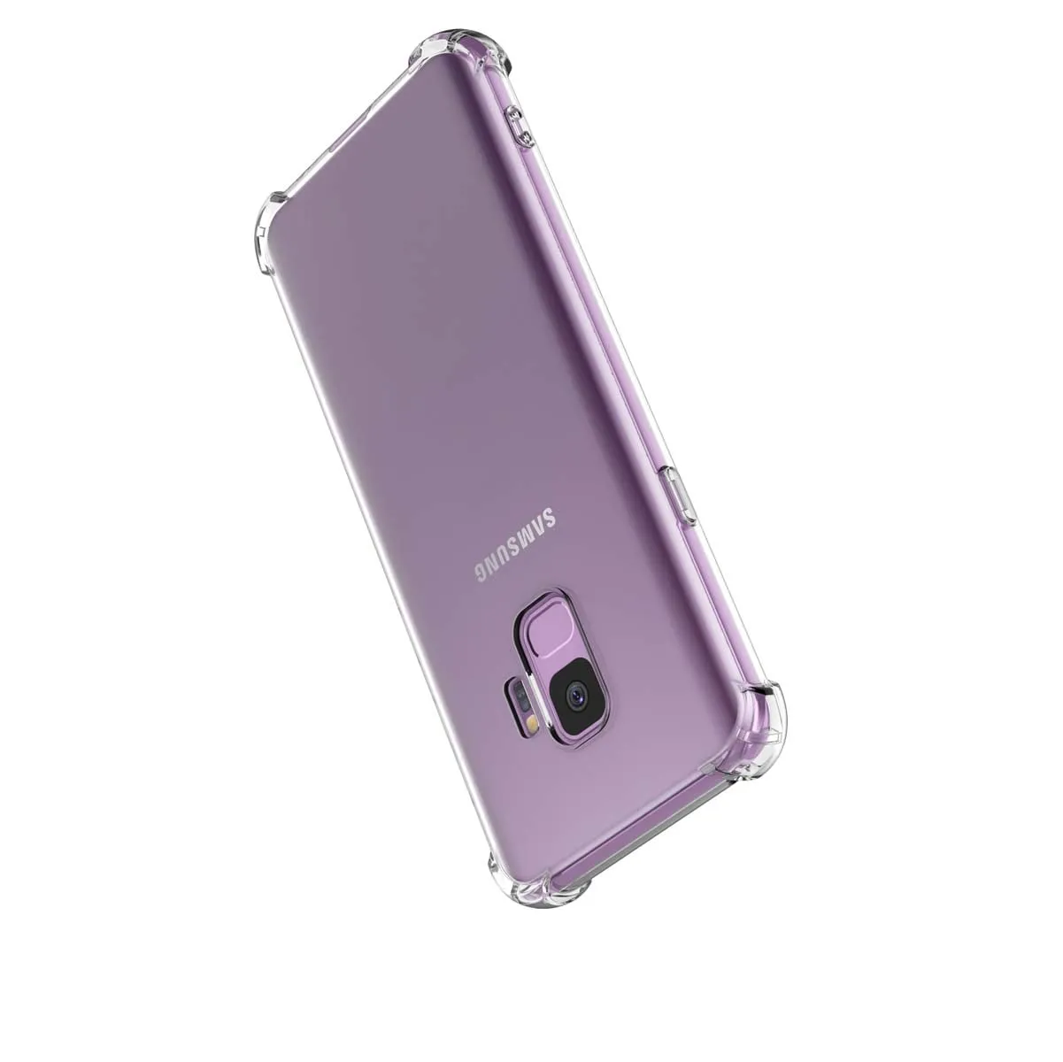 Galaxy A11 A12 A32 A42 S20 FE 5G S9 S21 S21  S21 FE 5G Note 9 20 Ultra Case, Samsung Galaxy Clear Phone Cases, Crystal Transparent Clear Flexible Shock Absorption Bumper Soft TPU Cover