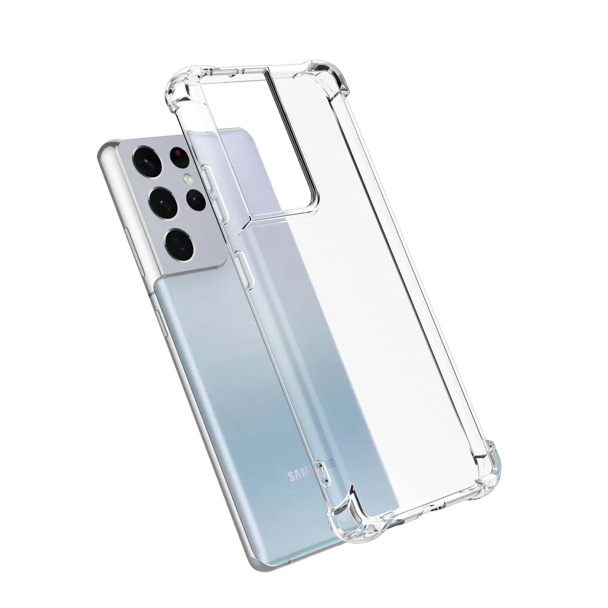 Galaxy A11 A12 A32 A42 S20 FE 5G S9 S21 S21  S21 FE 5G Note 9 20 Ultra Case, Samsung Galaxy Clear Phone Cases, Crystal Transparent Clear Flexible Shock Absorption Bumper Soft TPU Cover