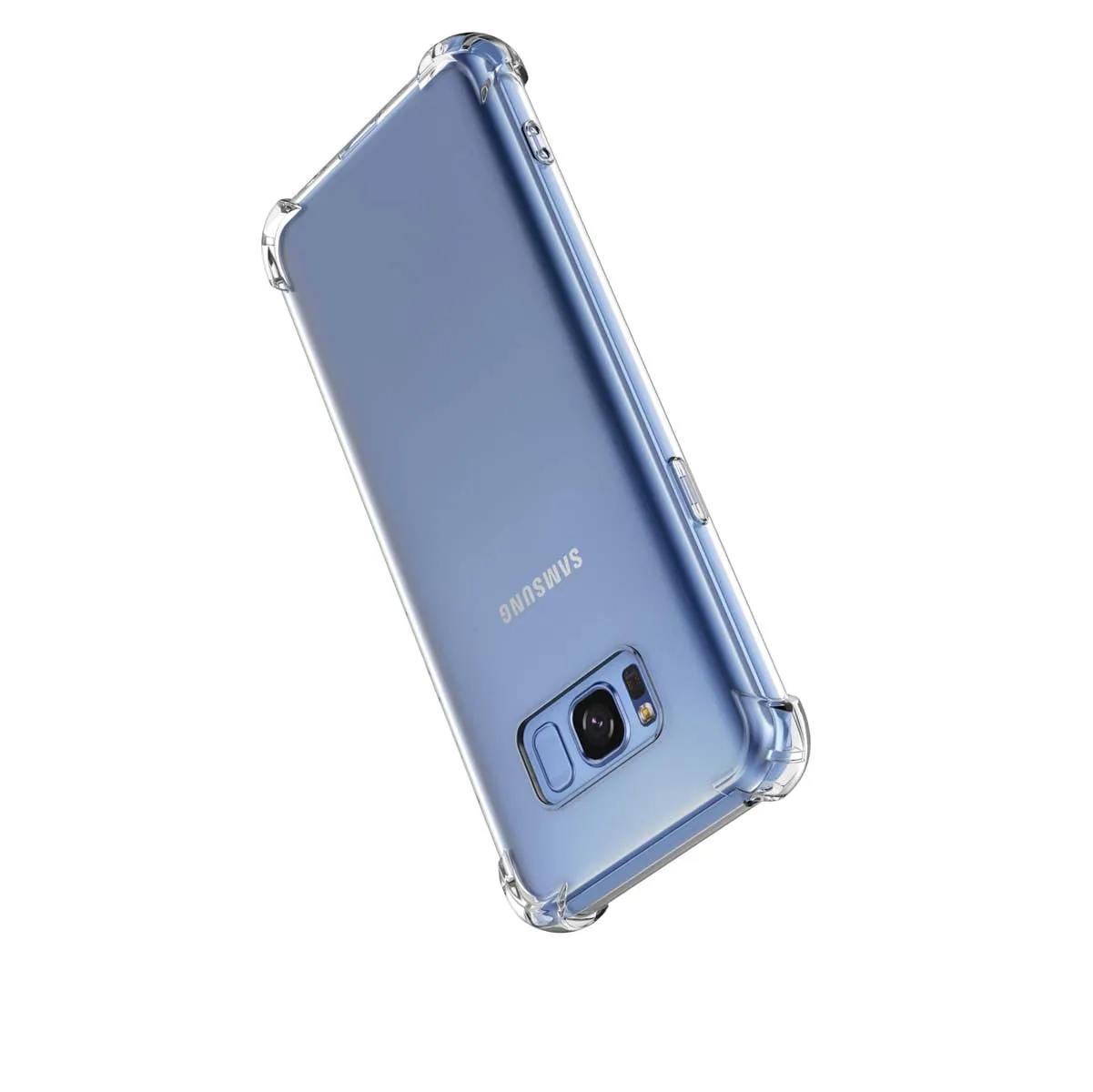 Galaxy A11 A12 A32 A42 S20 FE 5G S9 S21 S21  S21 FE 5G Note 9 20 Ultra Case, Samsung Galaxy Clear Phone Cases, Crystal Transparent Clear Flexible Shock Absorption Bumper Soft TPU Cover