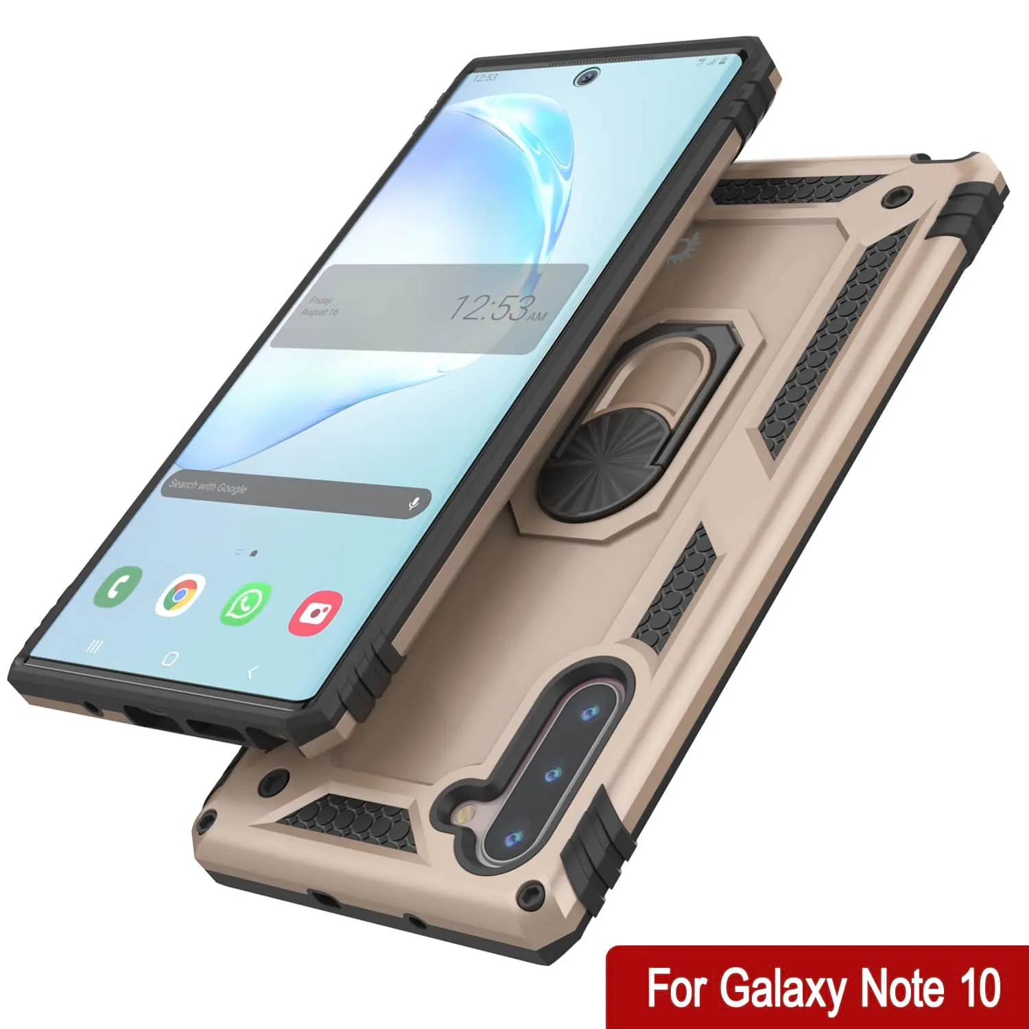 Galaxy Note 10 Punkcase Armor Military Case Gold