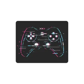 Gaming Mouse Pad, Glitch Controller Computer Games Gamers Console Unique Desk Cool Decorative Design Mouse Mat