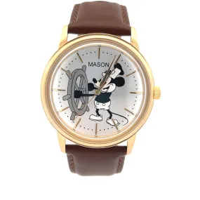 Gold Tone Mickey Mouse Watch by Mason