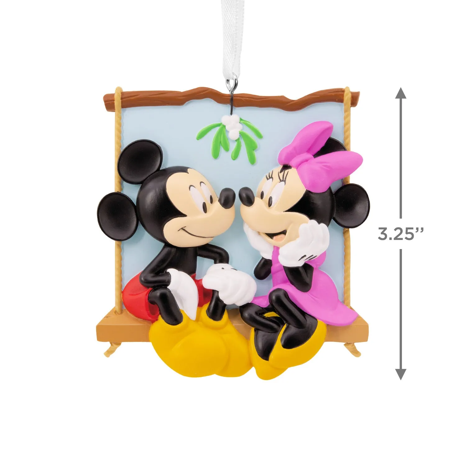 Hallmark Christmas Ornament - Disney Mickey and Minnie on Swing