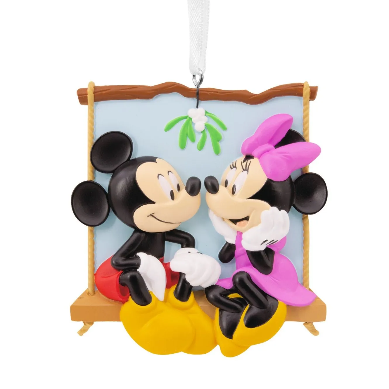 Hallmark Christmas Ornament - Disney Mickey and Minnie on Swing