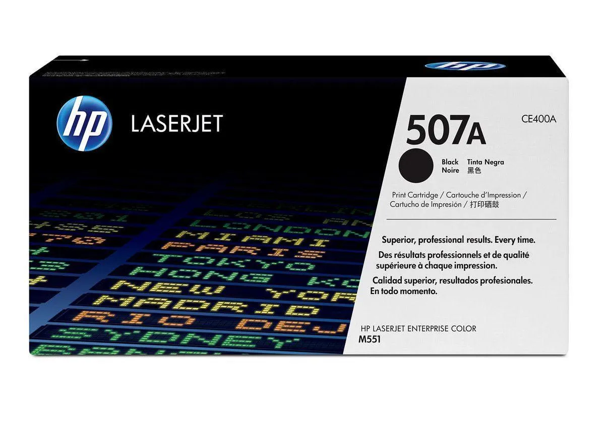 HP 507A toner black - Genuine HP CE400A Original Toner cartridge