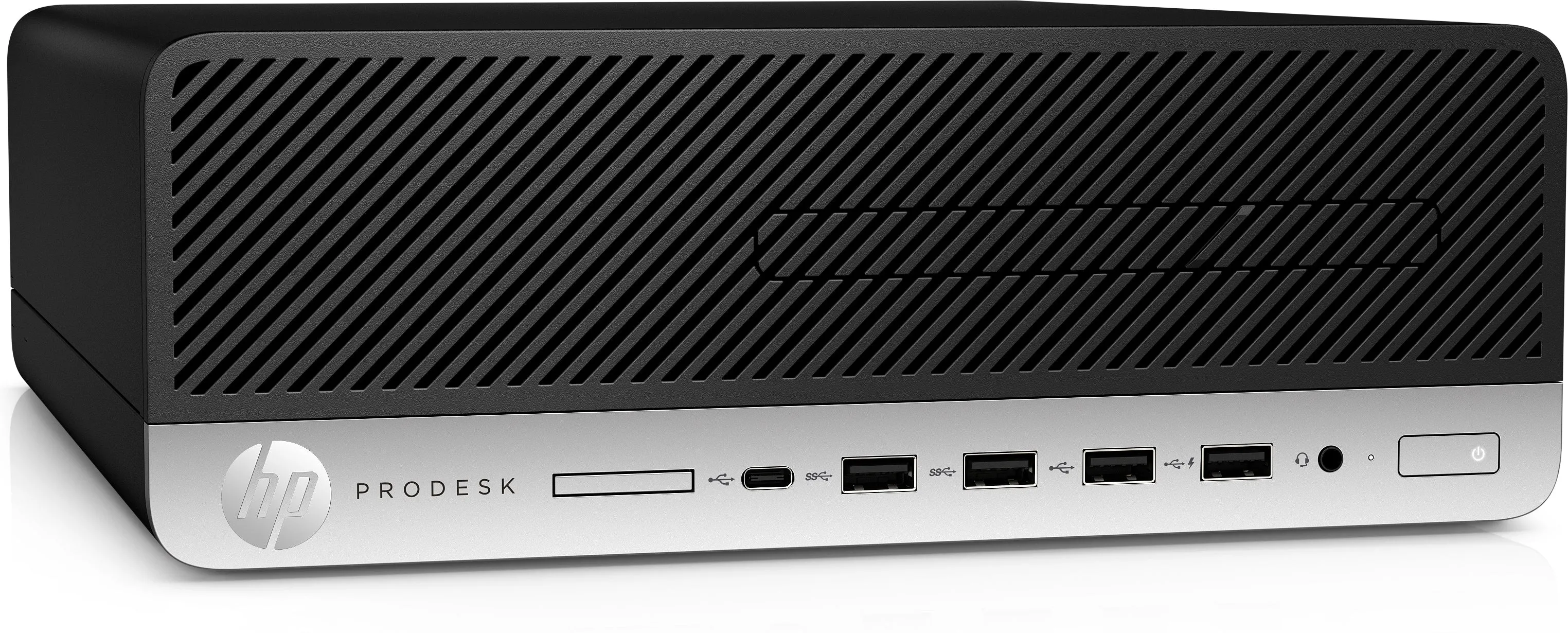 HP ProDesk 600-G4 SFF Desktop PC, Intel i5-8500, 3.0GHz, 8GB RAM, 256GB SSD, Win10P - 6AU27UP#ABA