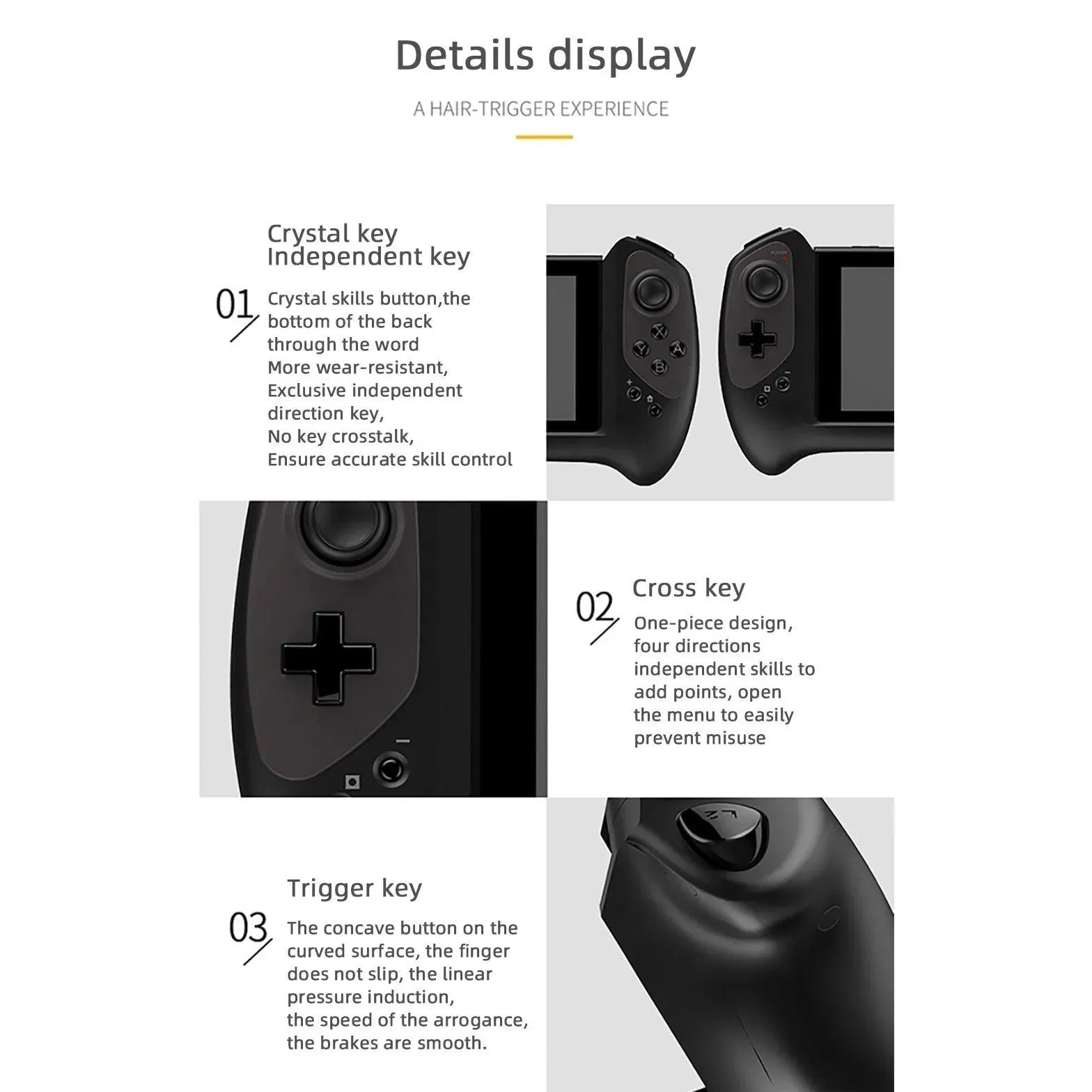 iPEGA PG-9163A Nintendo Switch Gamepad Grip Handle Plug and Play Ergonomic Controller