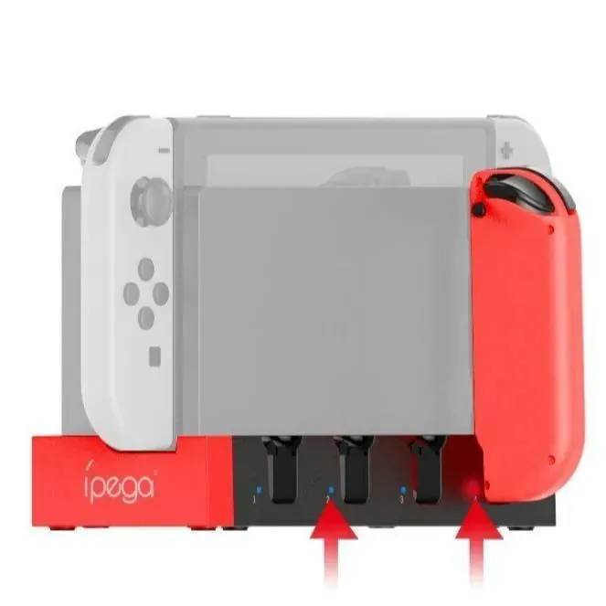 iPEGA PG-9186 Joycon Multi Charger Dock for Nintendo Switch: Charge up to 4 controllers