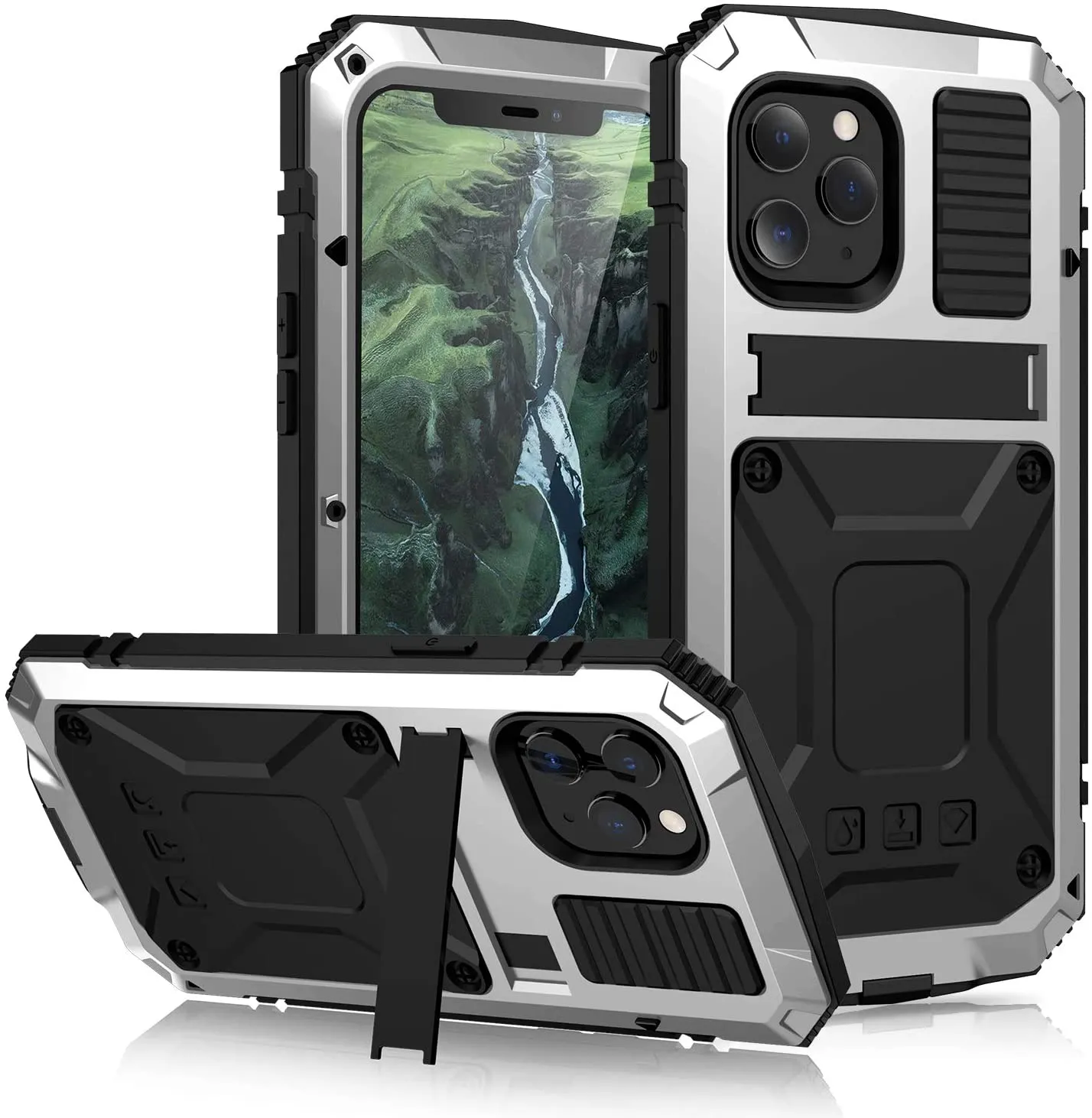 iPhone 12 Pro Max Military Rugged Heavy Duty Metal Case