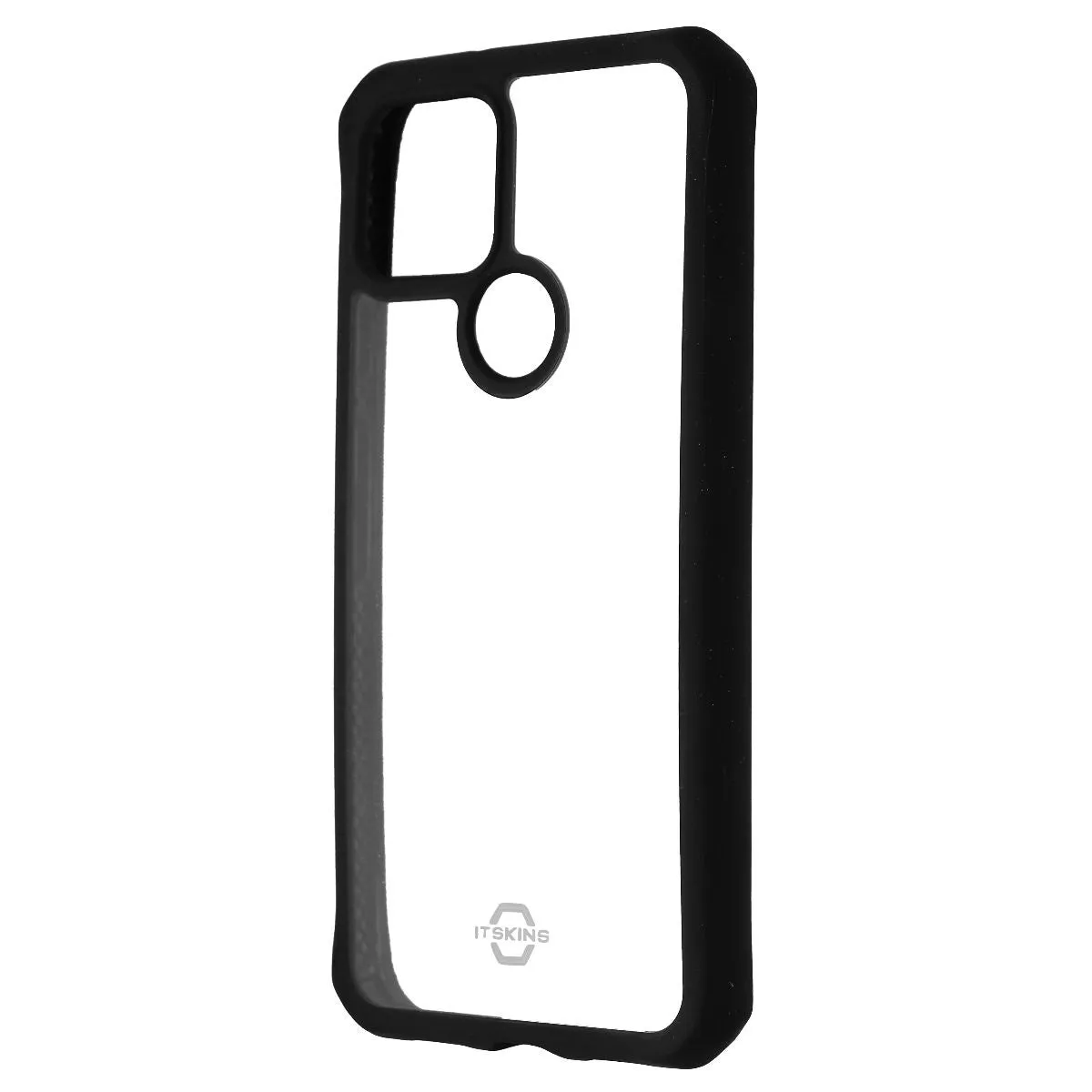 ITSKINS Hybrid Solid Series Case for Google Pixel 5 - Black/Clear