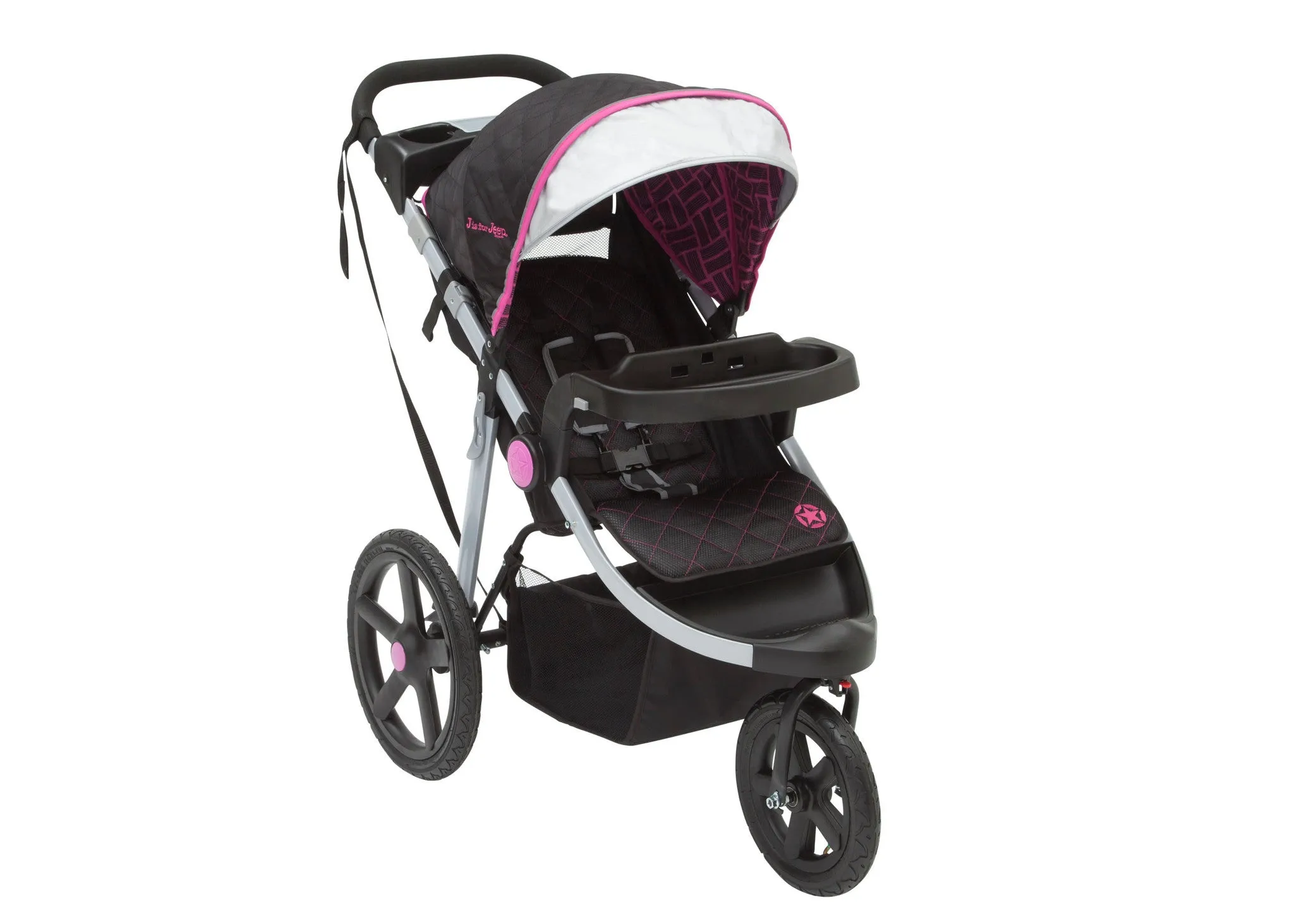 J is for Jeep<sub>®</sub> Brand Adventure All-Terrain Jogger Stroller