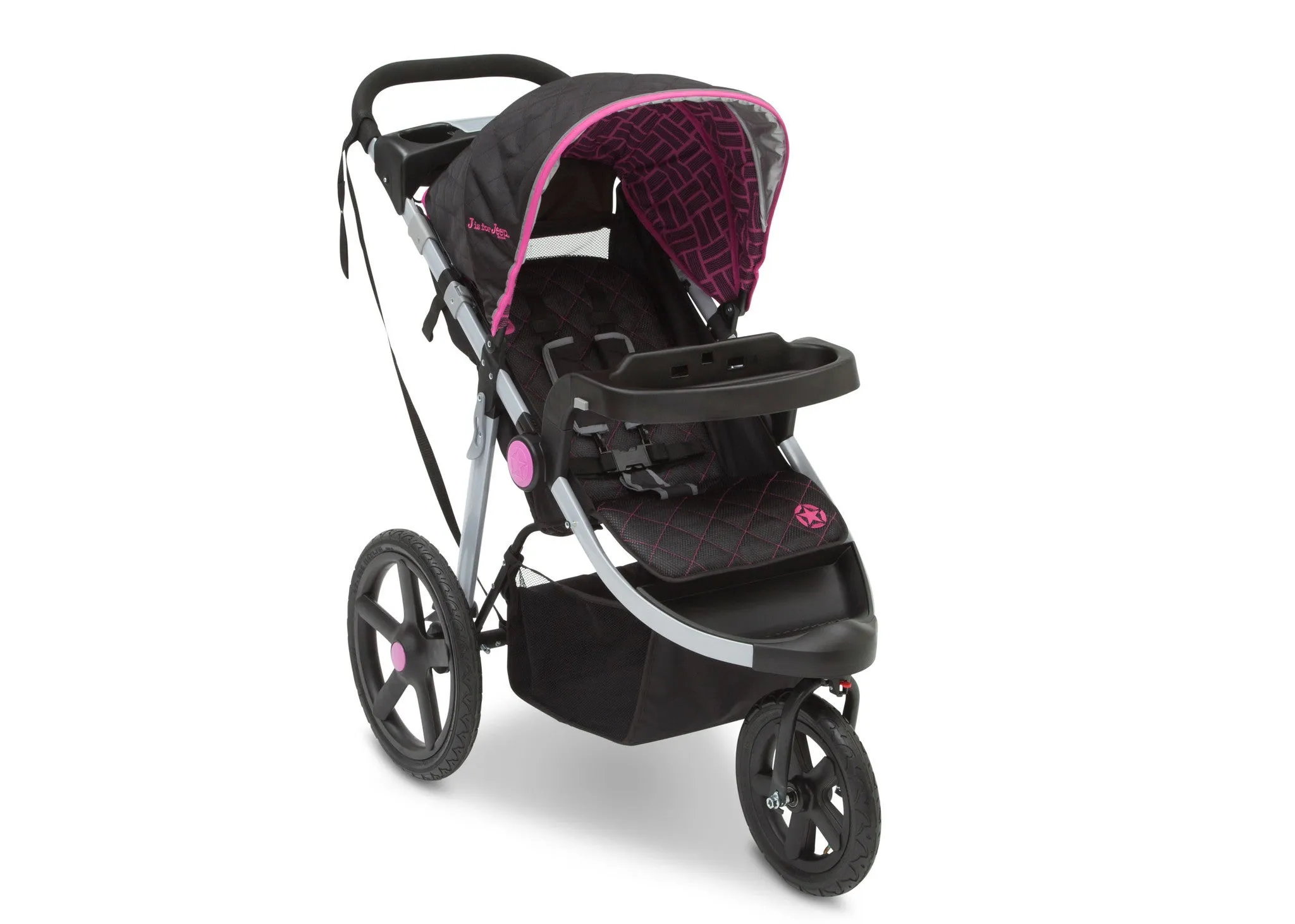 J is for Jeep<sub>®</sub> Brand Adventure All-Terrain Jogger Stroller