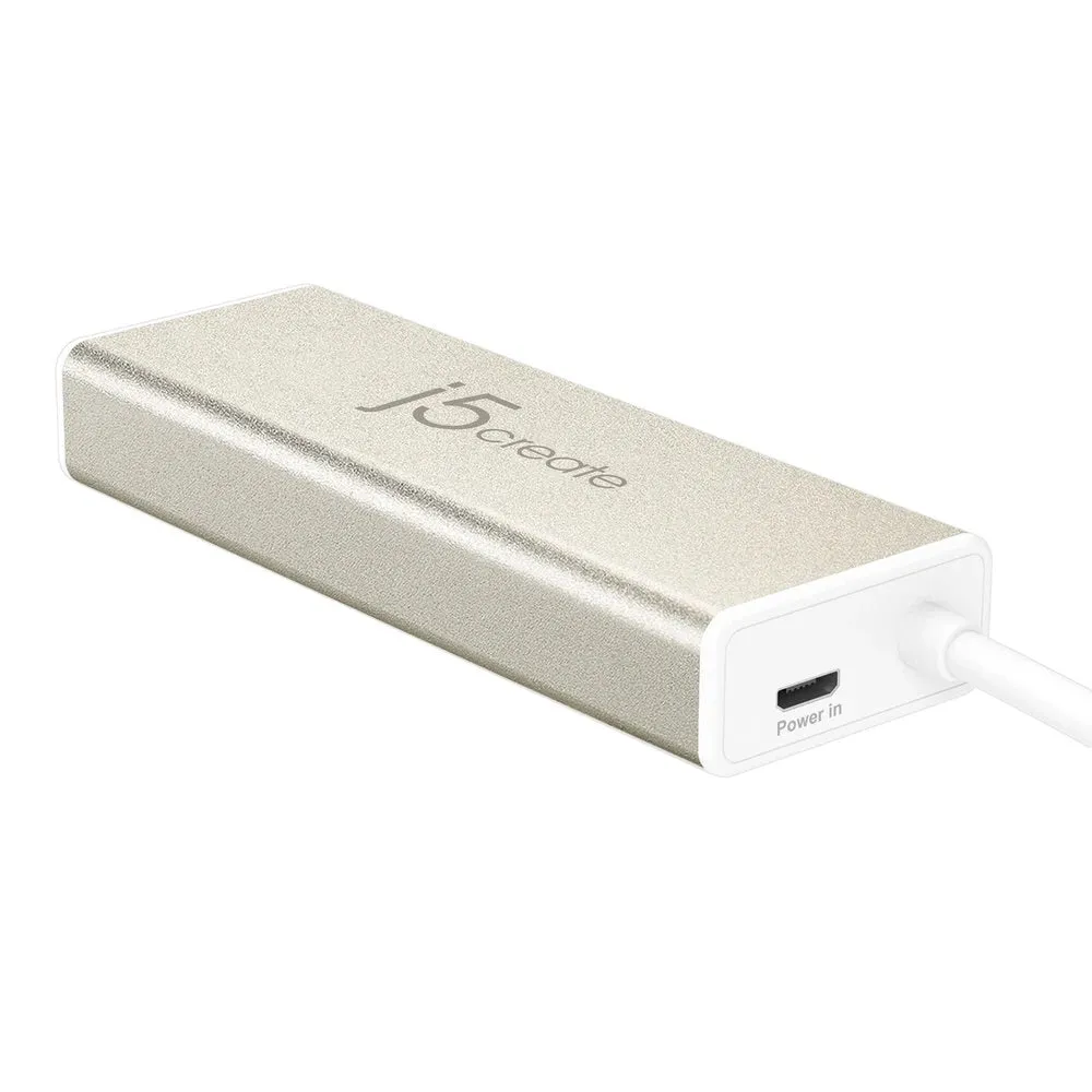 J5Create USB-C Type-C to USB 3.0 Hub / SD & microSD Card Reader Converter JCH347