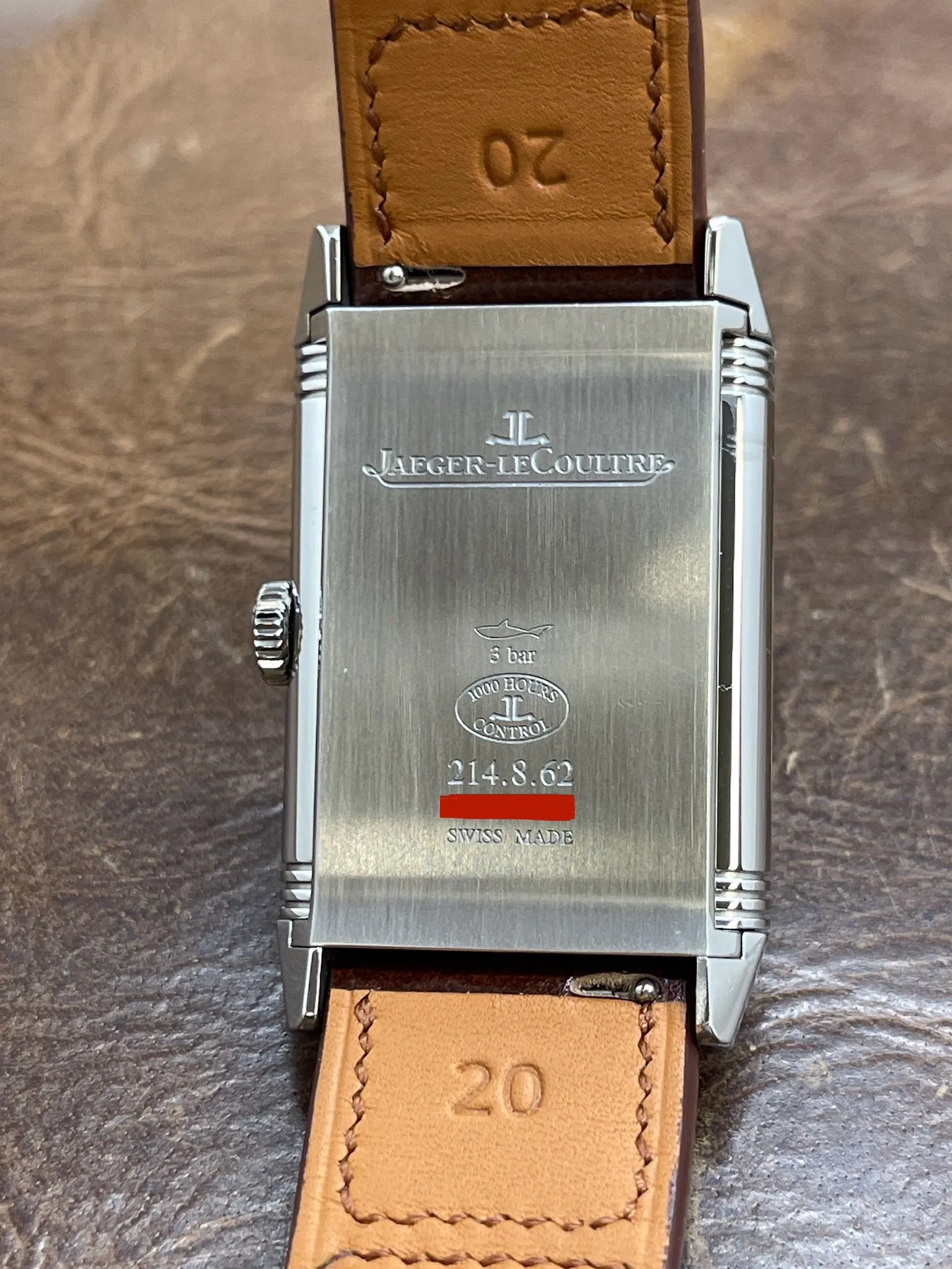 Jaeger-Lecoultre Reverso Tribute Q3978480 Blue Dial Hand Wind Men's Watch