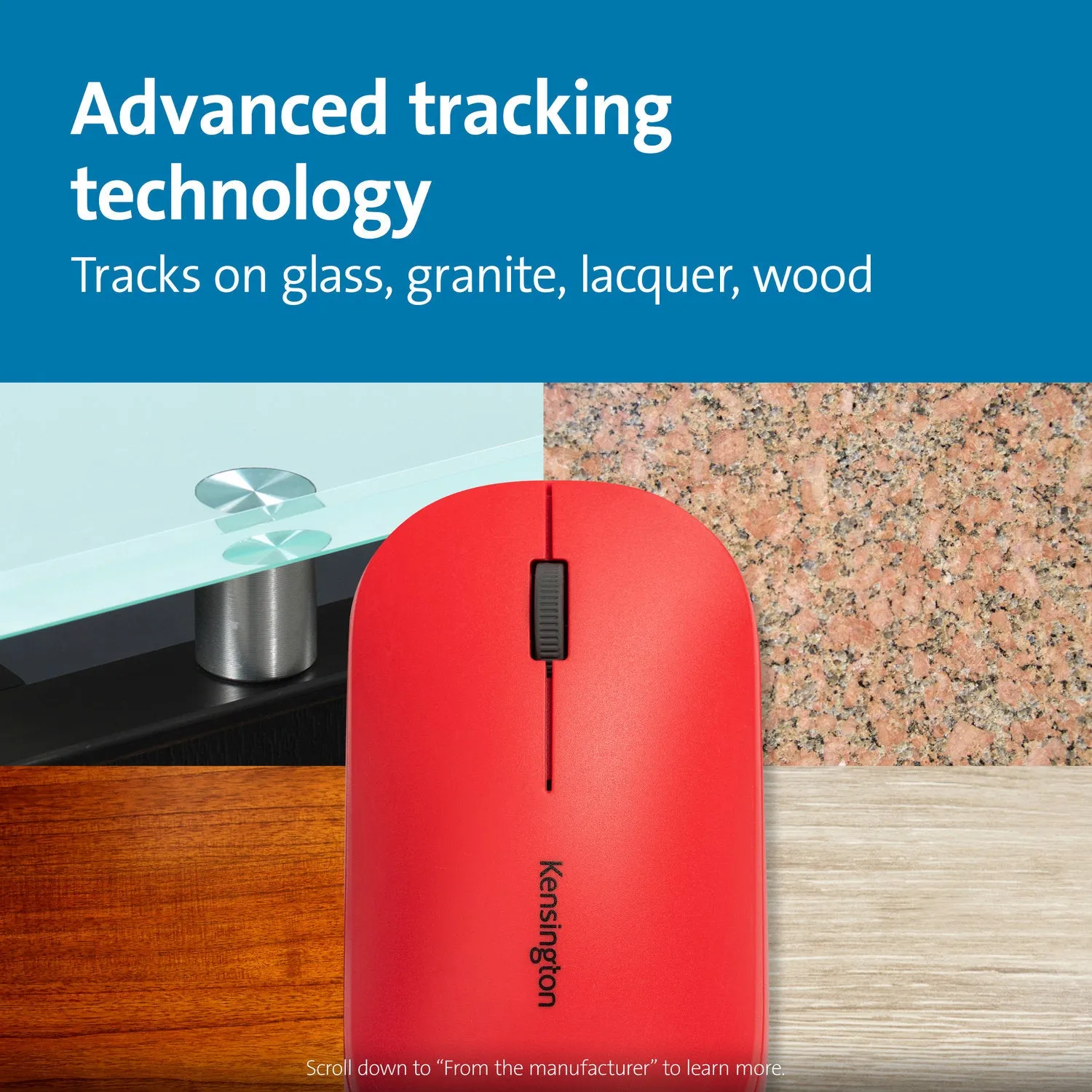 Kensington Suretrack Bluetooth Mouse - Red