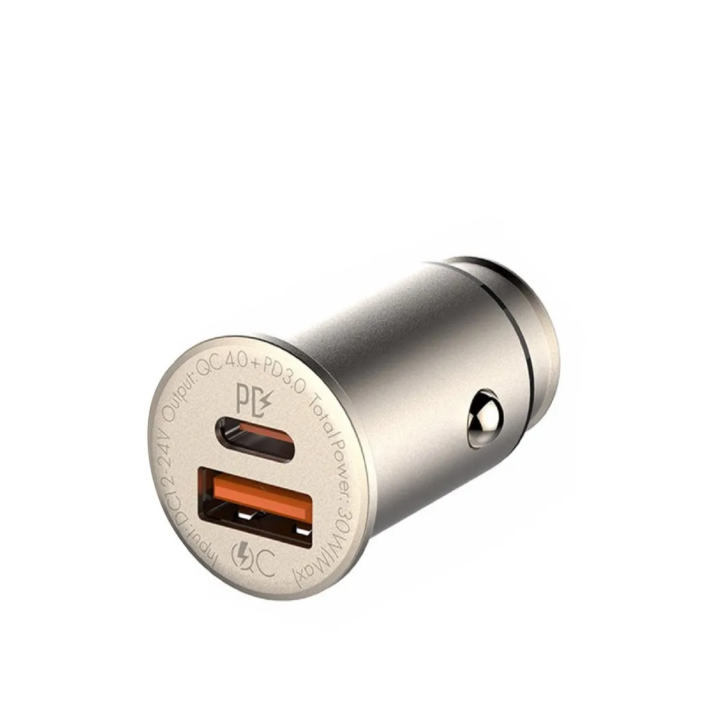 LDNIO C506Q | 30W PD Car Charger | Dual Ports (Type-C & USB)