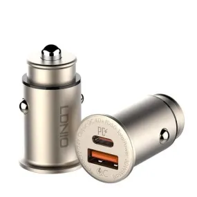 LDNIO C506Q | 30W PD Car Charger | Dual Ports (Type-C & USB)