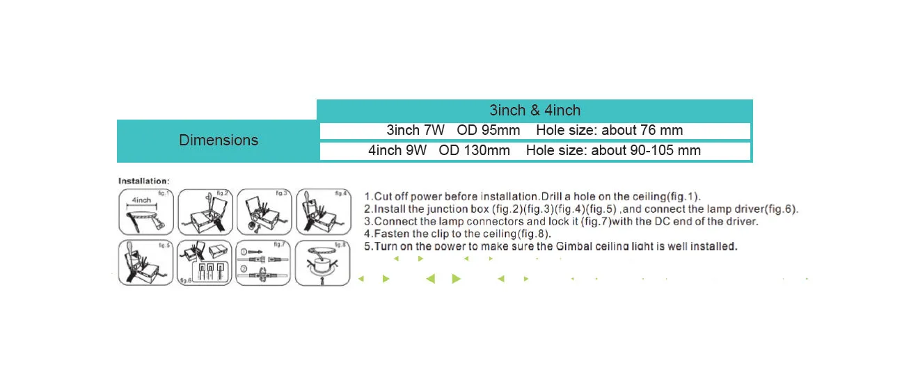 LED Gimbal Downlight