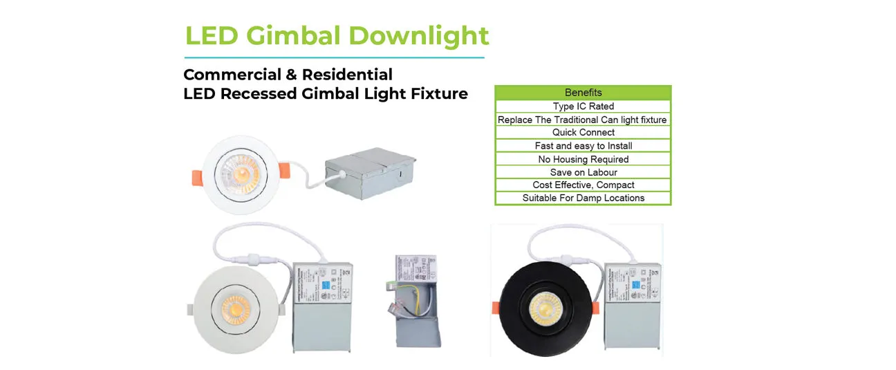 LED Gimbal Downlight