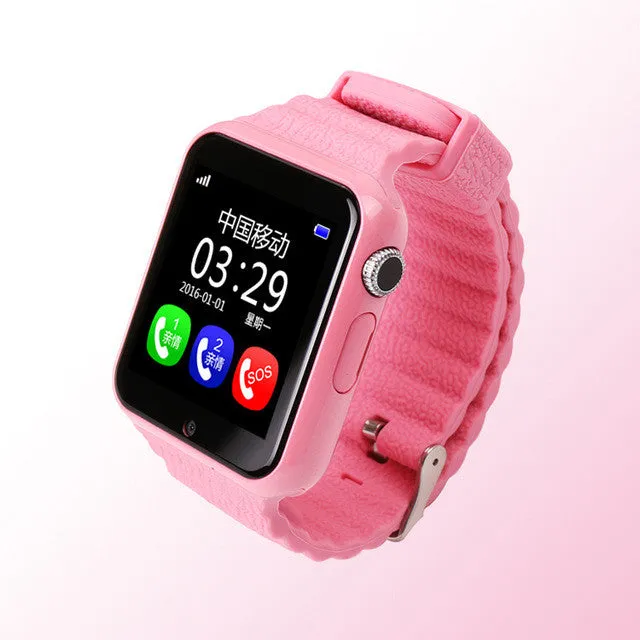 Lemado V7K GPS Smart Watch Kids Waterproof Camera Facebook  Anti-Lost Monitor PK Q90/Q80/Q60