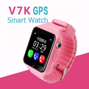 Lemado V7K GPS Smart Watch Kids Waterproof Camera Facebook  Anti-Lost Monitor PK Q90/Q80/Q60