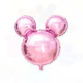 Light Pink Minnie Mouse Head Mylar Foil Balloon (24 Inches)